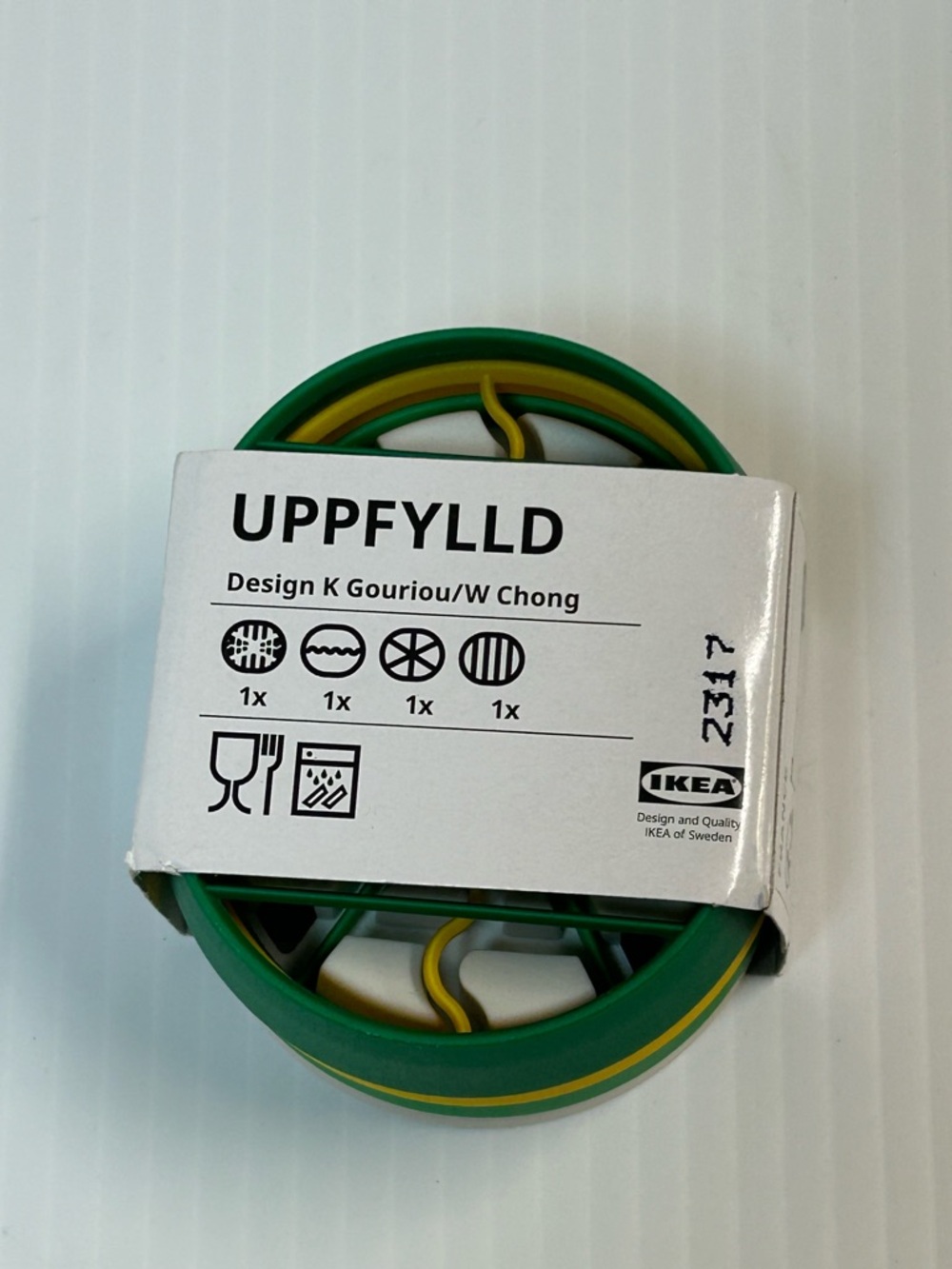 Ikea UPPFYLLD Egg slicer Set mixed colours New